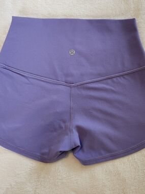 lululemon athletica Purple Align High Rise Short 2"